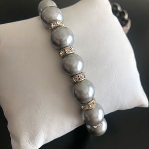 Silver & Gold Stretch Bracelet